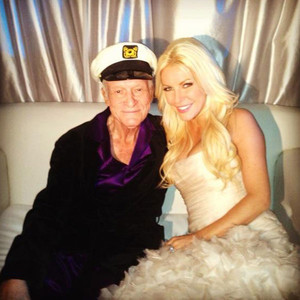Crystal Harris, Hugh Hefner Crystal Harris, Hugh Hefner